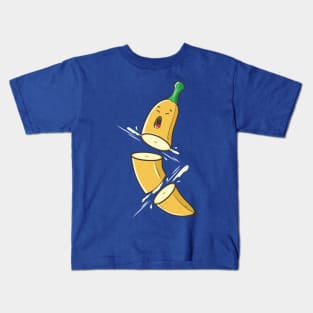 Banana Sliced Fruit Kids T-Shirt